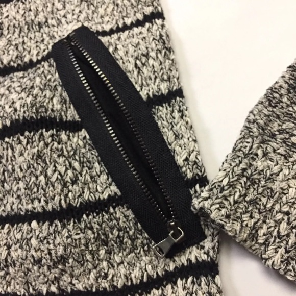 Lou & Grey Open Front Cardigan in Grey, White Melange - Picture 5 of 5